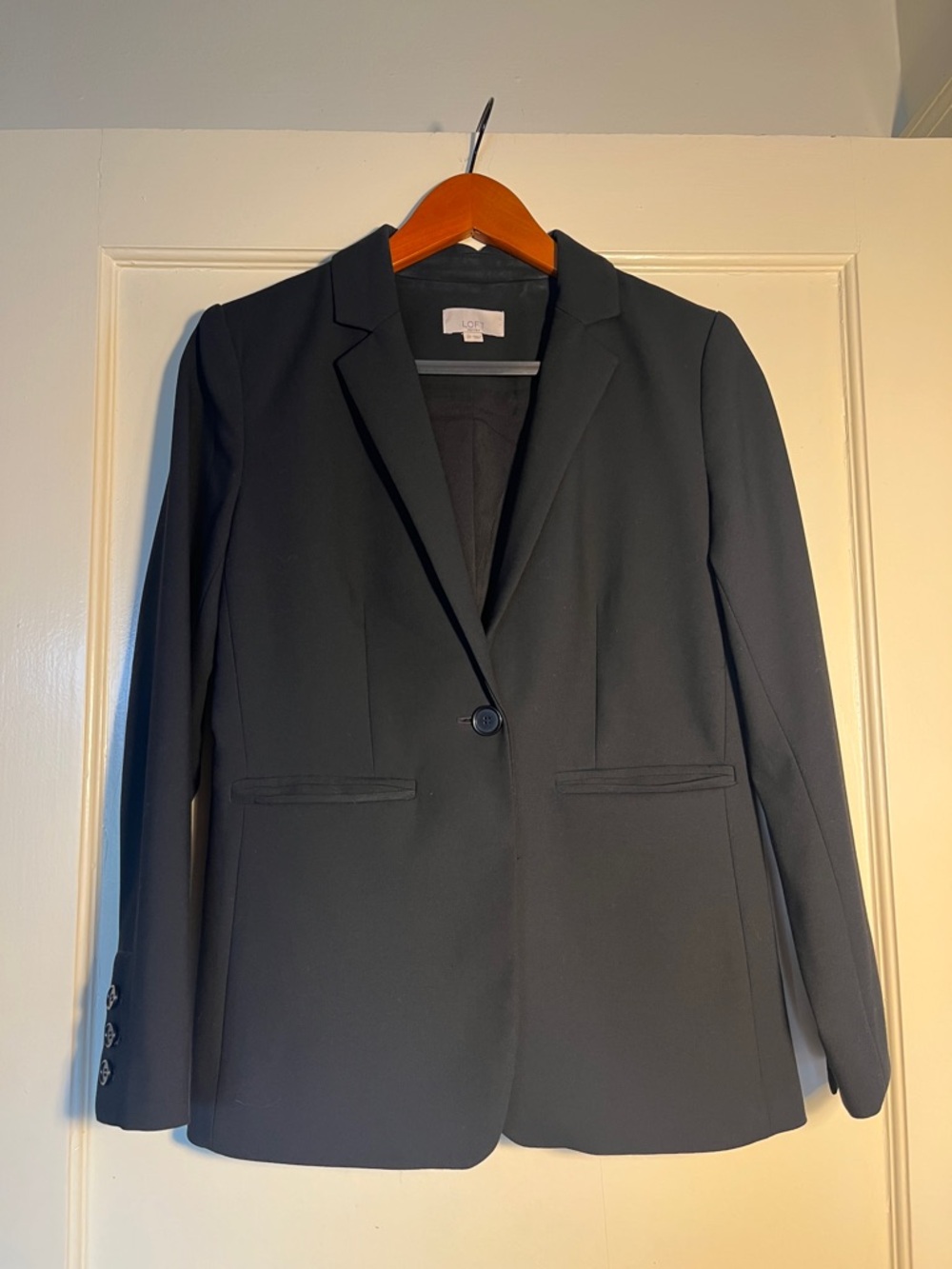 LOFT | Petite Modern Blazer | Black | 2P